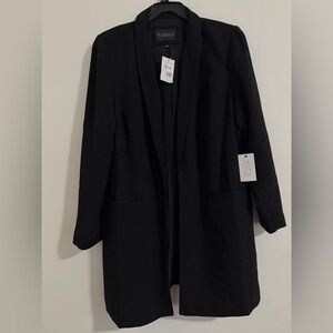 Eloquii Classic Black Longline Blazer